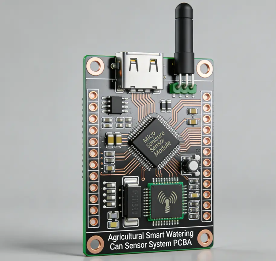 Agricultural Smart Watering Can Sensor System PCBA