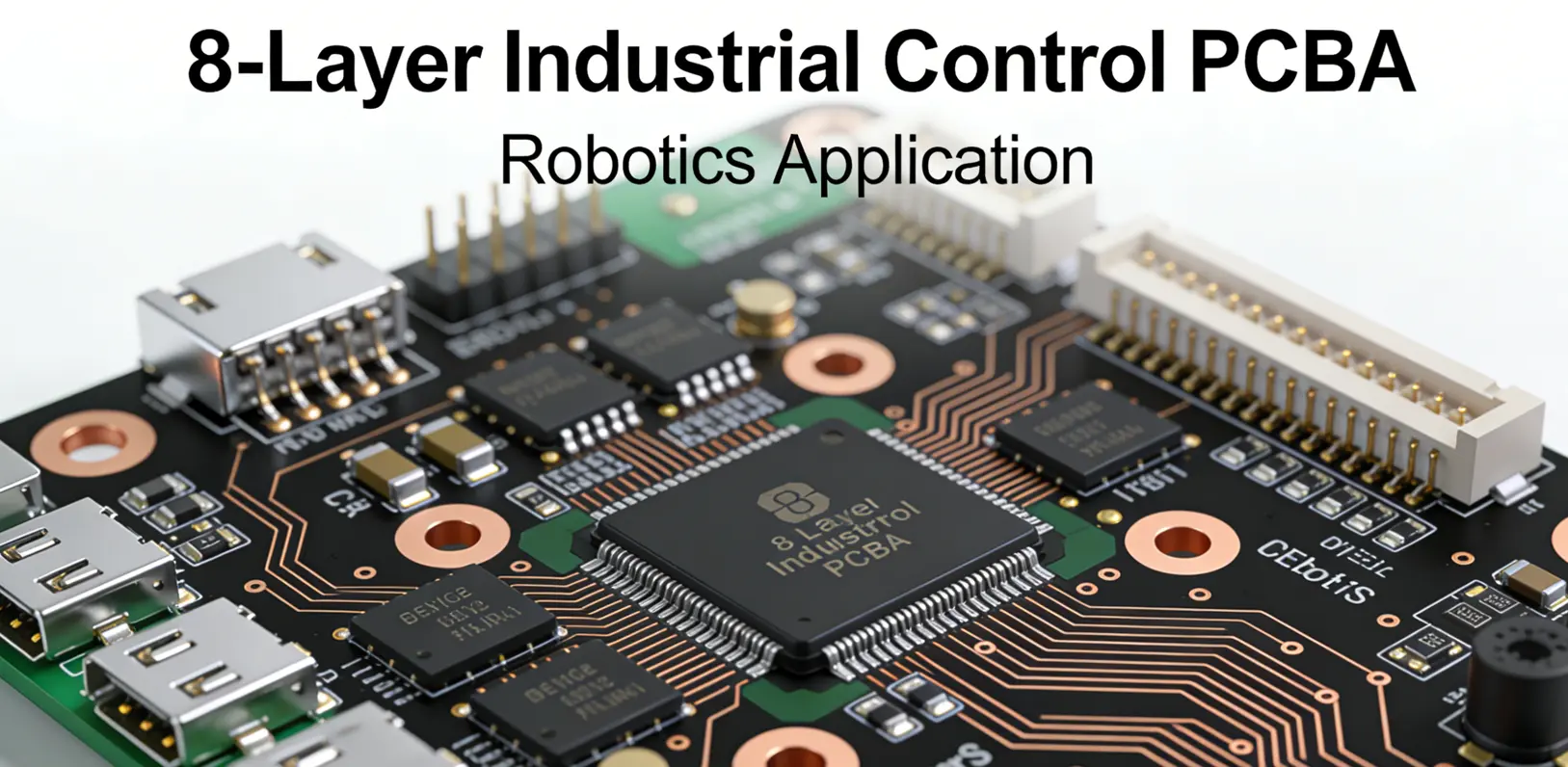 8 Layer Industrial Control PCBA for Robotics
